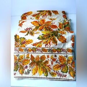 April Cornell Fall Leaf Rectangle Tablecloth 108 x 60 Autumn 🍂